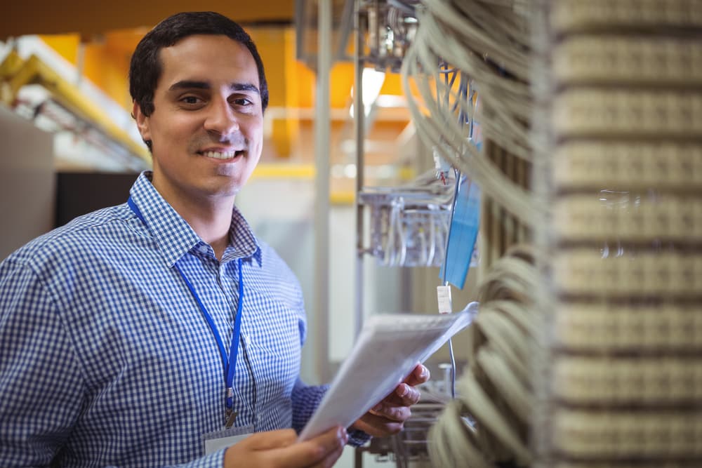 Smiling man working for Managed IT Company