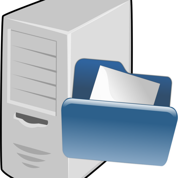 Free computer file network vector